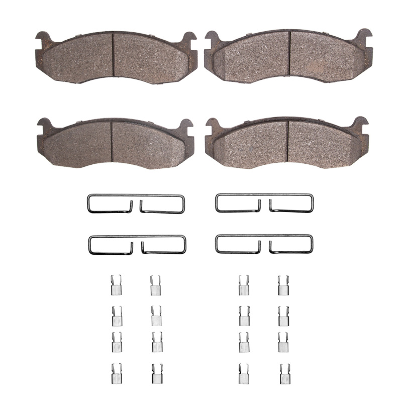 Picture of R1 1996-2006 Hummer H1 Front R1 Semi Met Pads & Hardware Kit