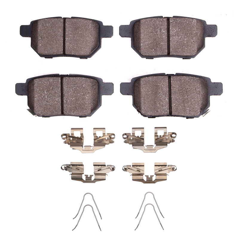 Picture of R1 2008-2024 Lexus CT200H Rear R1 Semi Met Pads & Hardware Kit