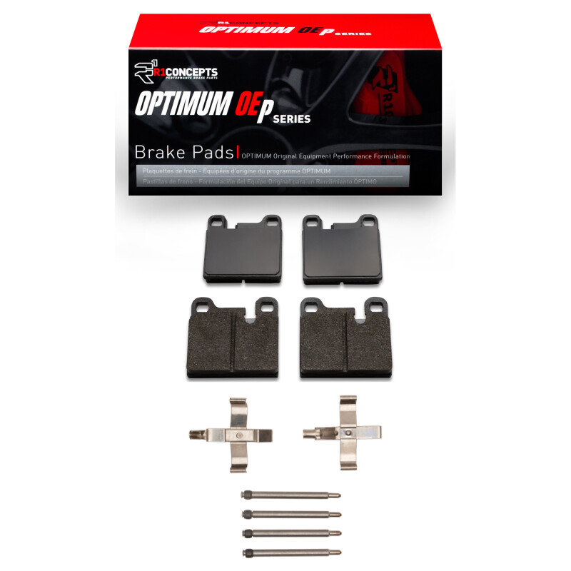 Picture of R1 1984-1989 Porsche 911 Rear R1 Optimum OE Pads & Hardware Kit