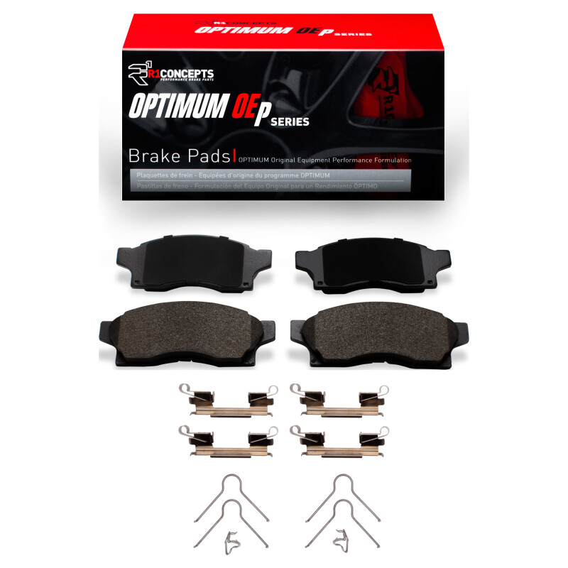 Picture of R1 1991-1991 Toyota MR2 Front R1 Optimum OE Pads & Hardware Kit