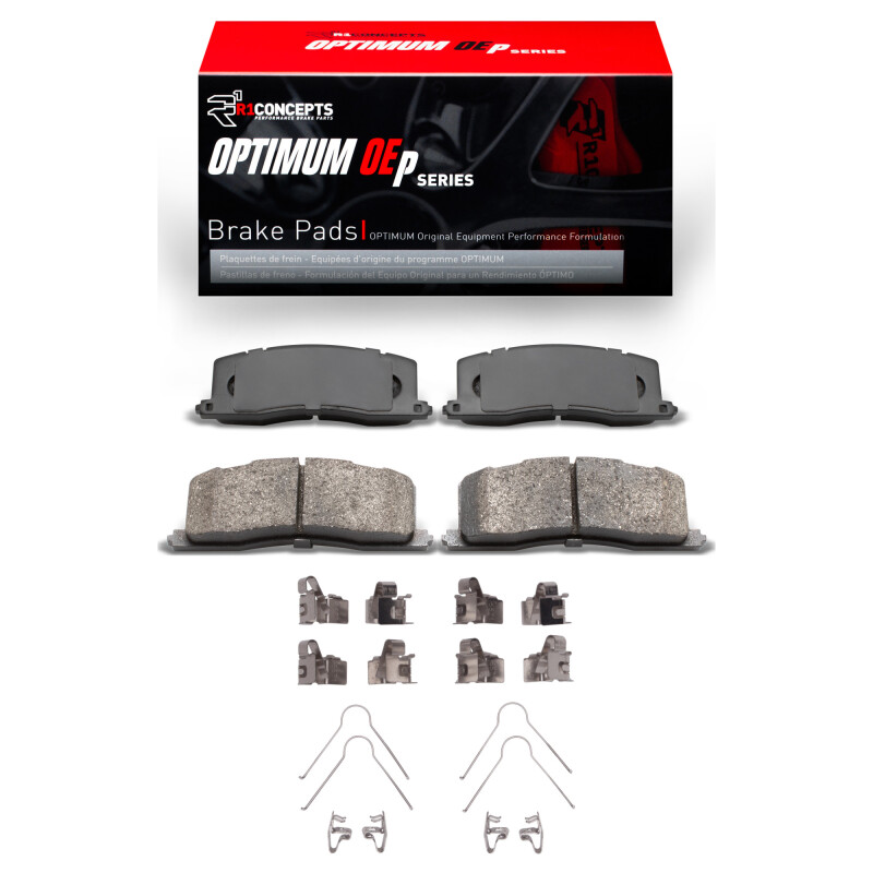 Picture of R1 1991-1997 Toyota Previa Rear R1 Optimum OE Pads & Hardware Kit