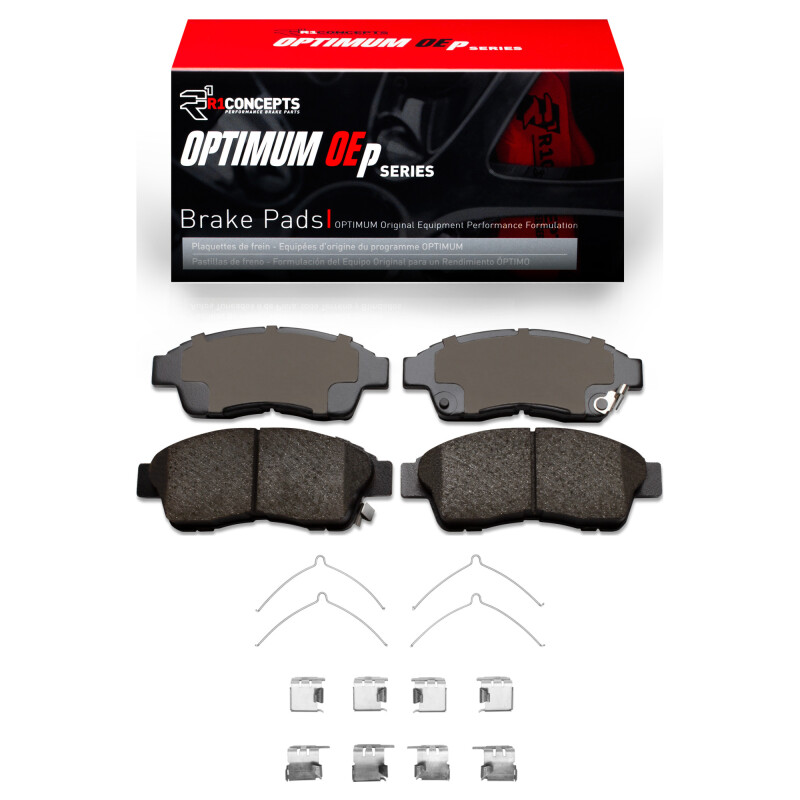 Picture of R1 1997-2001 Toyota Camry Front R1 Optimum OE Pads & Hardware Kit