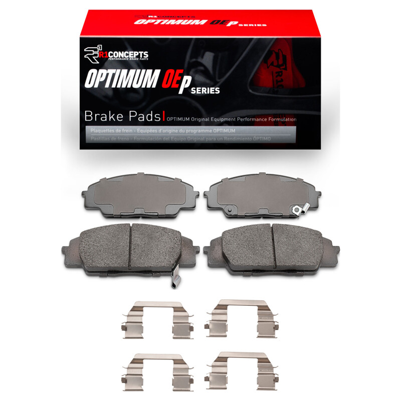 Picture of R1 2006-2011 Honda Civic Coupe Front R1 Optimum OE Pads & Hardware Kit