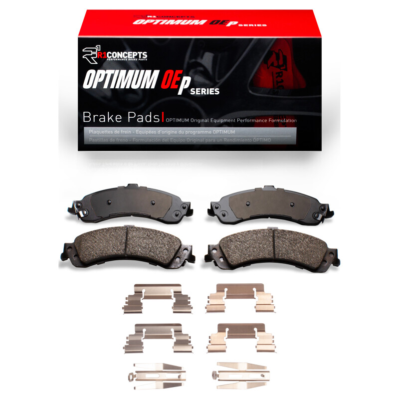 Picture of R1 2000-2006 Cadillac Escalade Rear R1 Optimum OE Pads & Hardware Kit