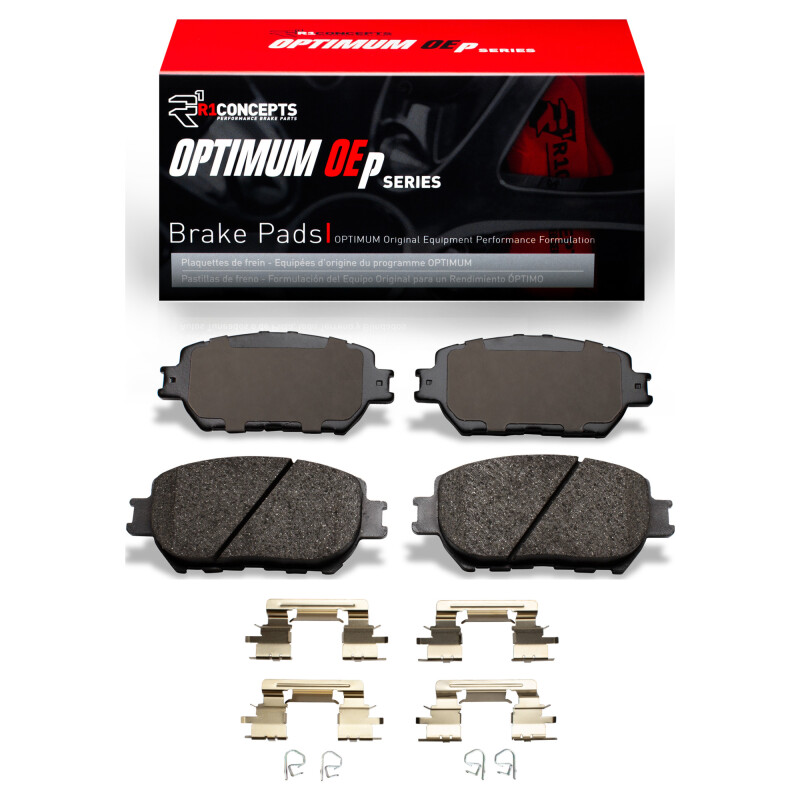 Picture of R1 2002-2006 Toyota Camry Front R1 Optimum OE Pads & Hardware Kit