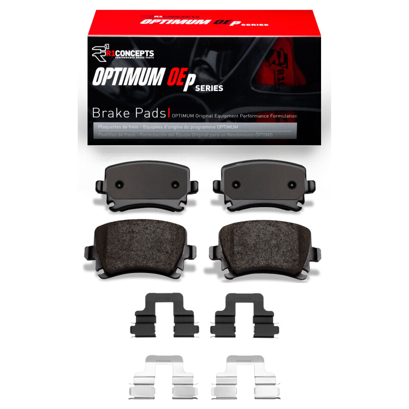 Picture of R1 2000-2018 Audi Q3 (Mexico) Rear R1 Optimum OE Pads & Hardware Kit