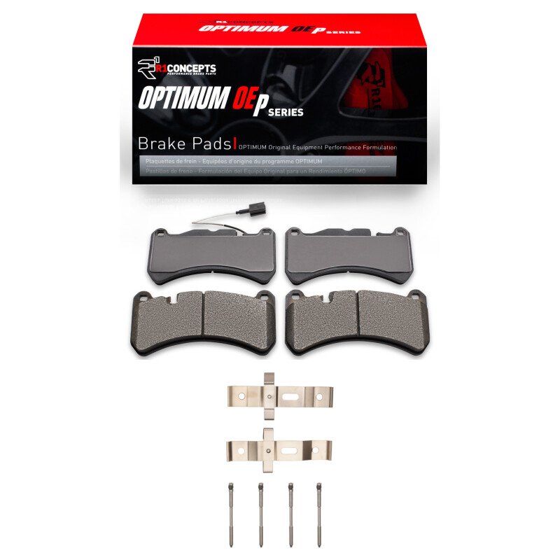 Picture of R1 2014-2024 Maserati Quattroporte Front R1 Optimum OE Pads & Hardware Kit