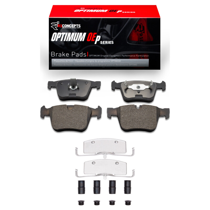 Picture of R1 2007-2014 Mercedes-Benz CL65 AMG Rear R1 Optimum OE Pads & Hardware Kit