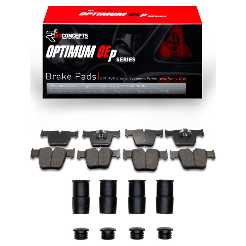 Picture of R1 2007-2014 Mercedes-Benz CL65 AMG Front R1 Optimum OE Pads & Hardware Kit