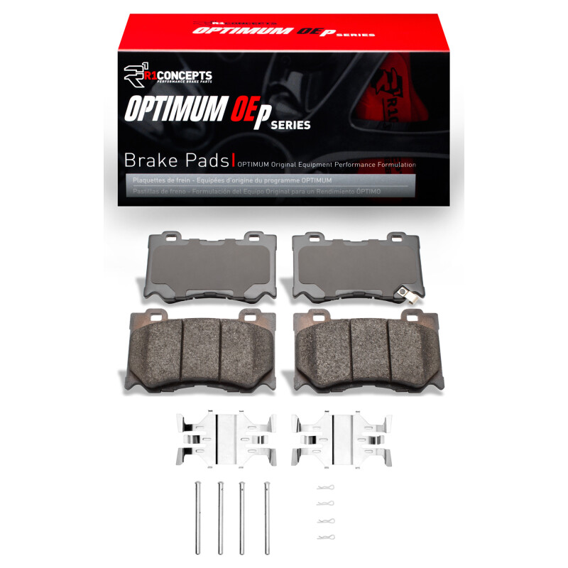 Picture of R1 2008-2025 Infiniti FX50 Front R1 Optimum OE Pads & Hardware Kit