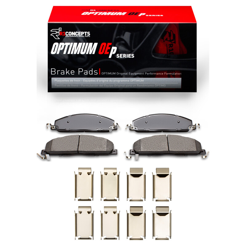Picture of R1 2009-2018 Dodge Ram 3500 Rear R1 Optimum OE Pads & Hardware Kit