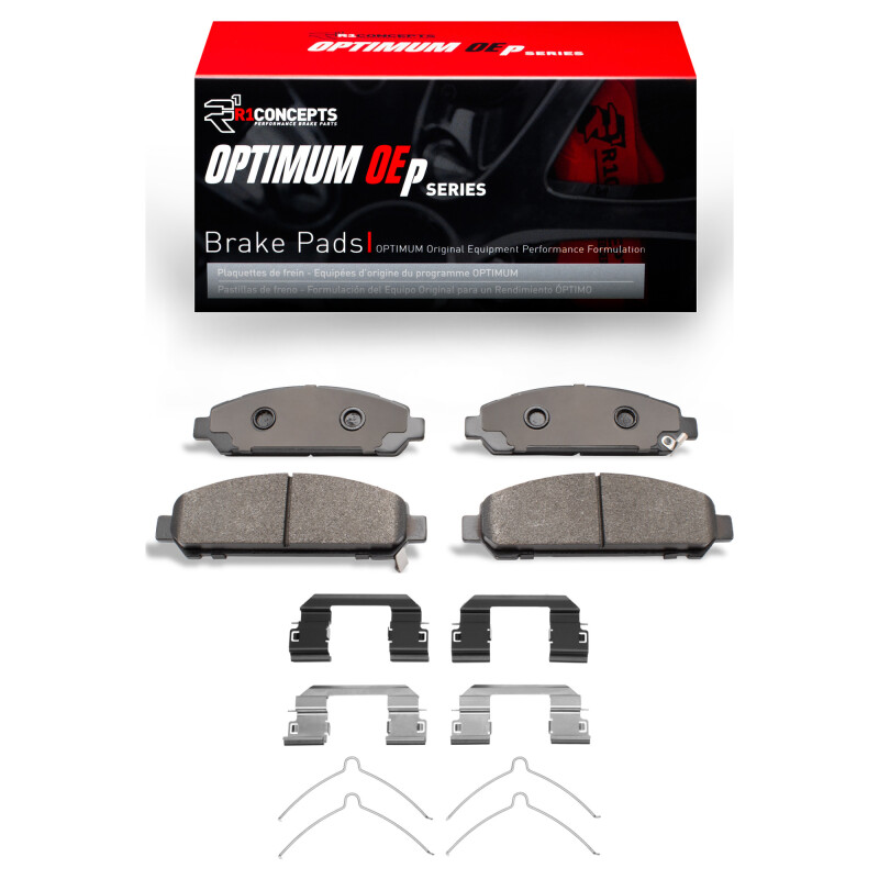 Picture of R1 2009-2015 Toyota Venza Front R1 Optimum OE Pads & Hardware Kit