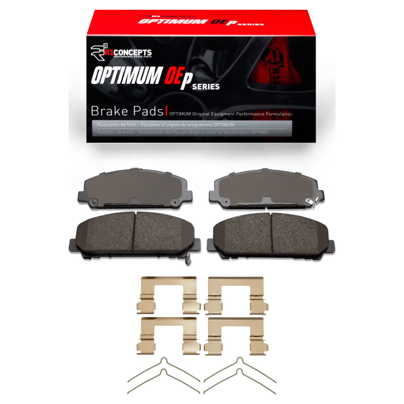 Picture of R1 2005-2024 Infiniti QX56 Front R1 Optimum OE Pads & Hardware Kit