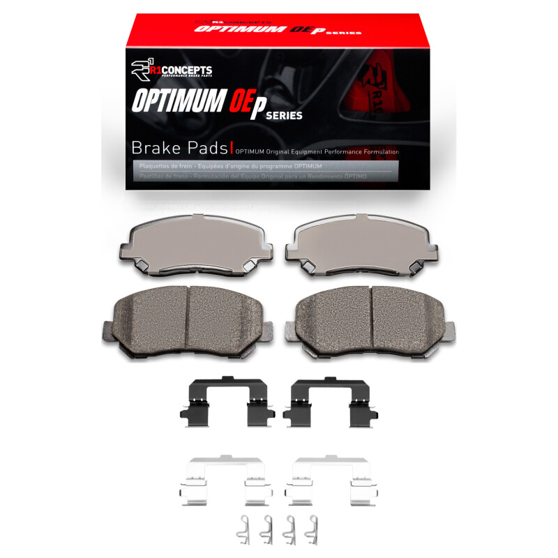 Picture of R1 2013-2025 Mazda CX-5 Front R1 Optimum OE Pads & Hardware Kit