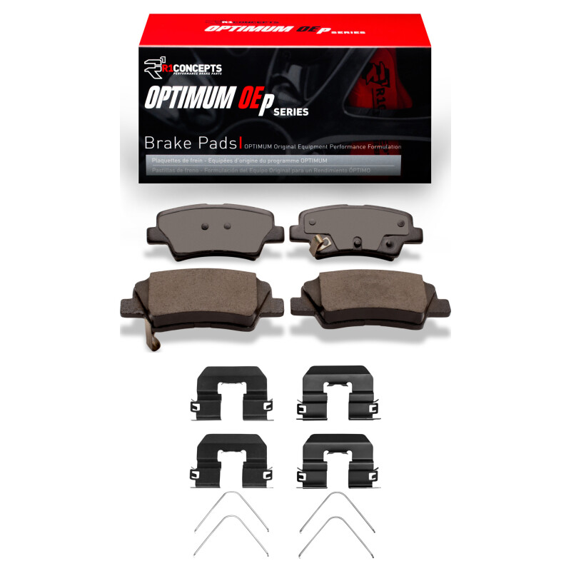Picture of R1 2011-2025 Dodge Attitude (Mexico) Rear R1 Optimum OE Pads & Hardware Kit