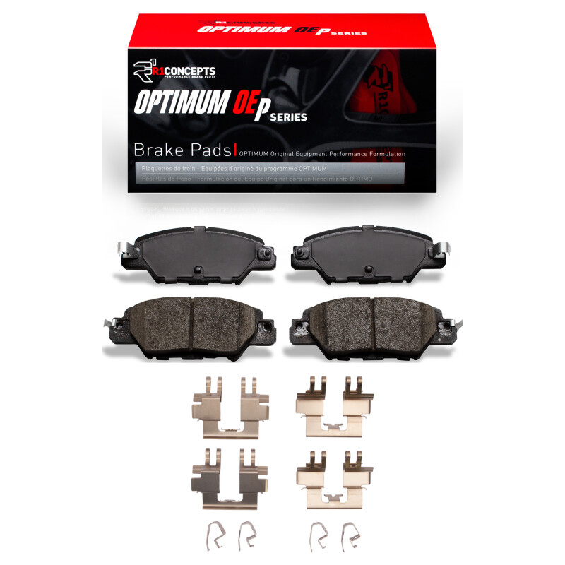 Picture of R1 2016-2025 Mazda CX-5 Rear R1 Optimum OE Pads & Hardware Kit