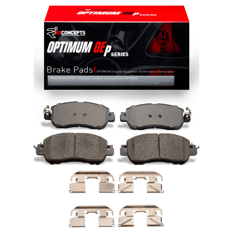 Picture of R1 2017-2025 Nissan Versa Front R1 Optimum OE Pads & Hardware Kit