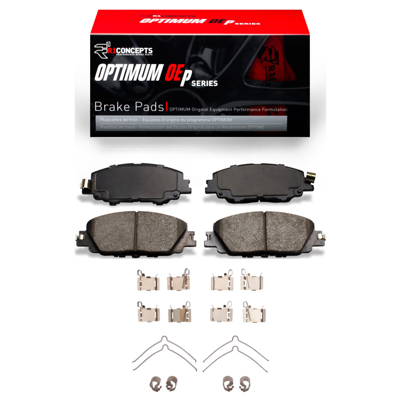 Picture of R1 2019-2025 Toyota Corolla (Mexico) Front R1 Optimum OE Pads & Hardware Kit