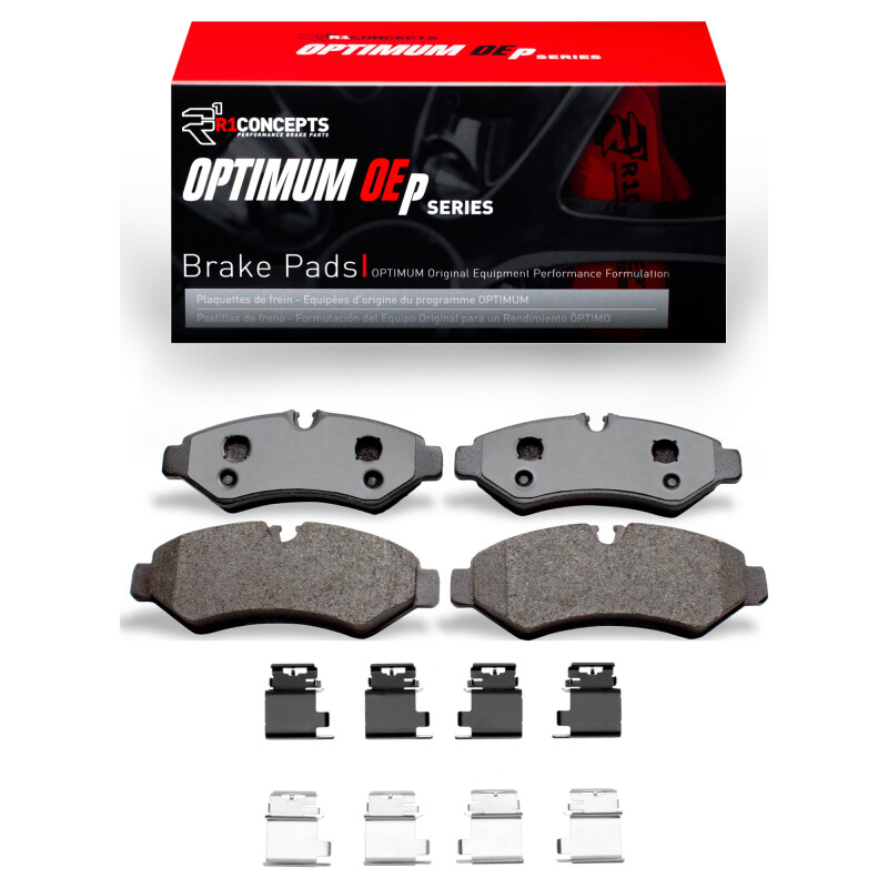 Picture of R1 2019-2025 Freightliner Sprinter 1500 Rear R1 Optimum OE Pads & Hardware Kit