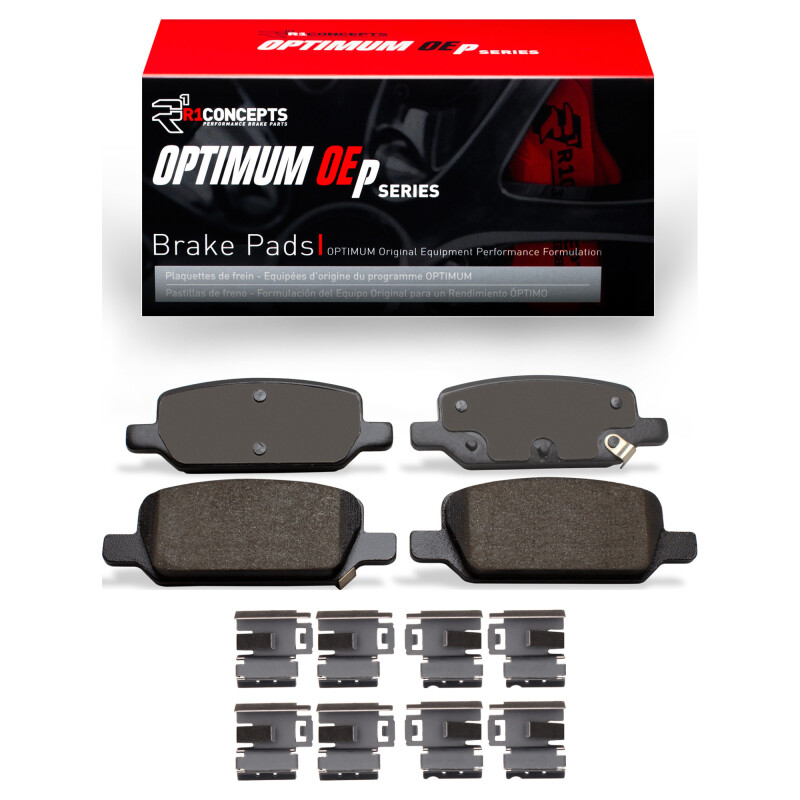 Picture of R1 2017-2025 Tesla Model 3 Rear R1 Optimum OE Pads & Hardware Kit