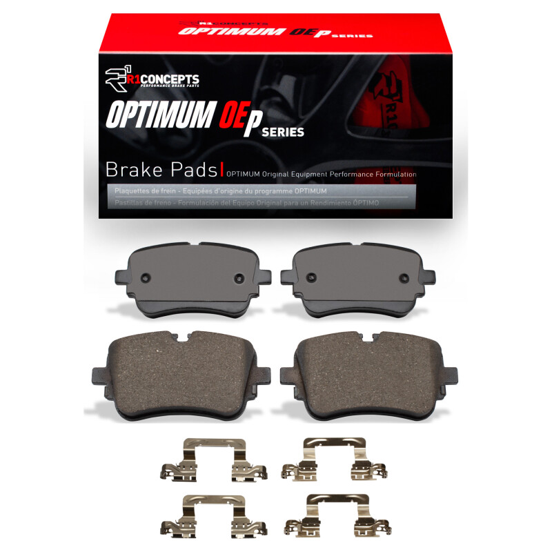 Picture of R1 2020-2025 Audi A8 Rear R1 Optimum OE Pads & Hardware Kit