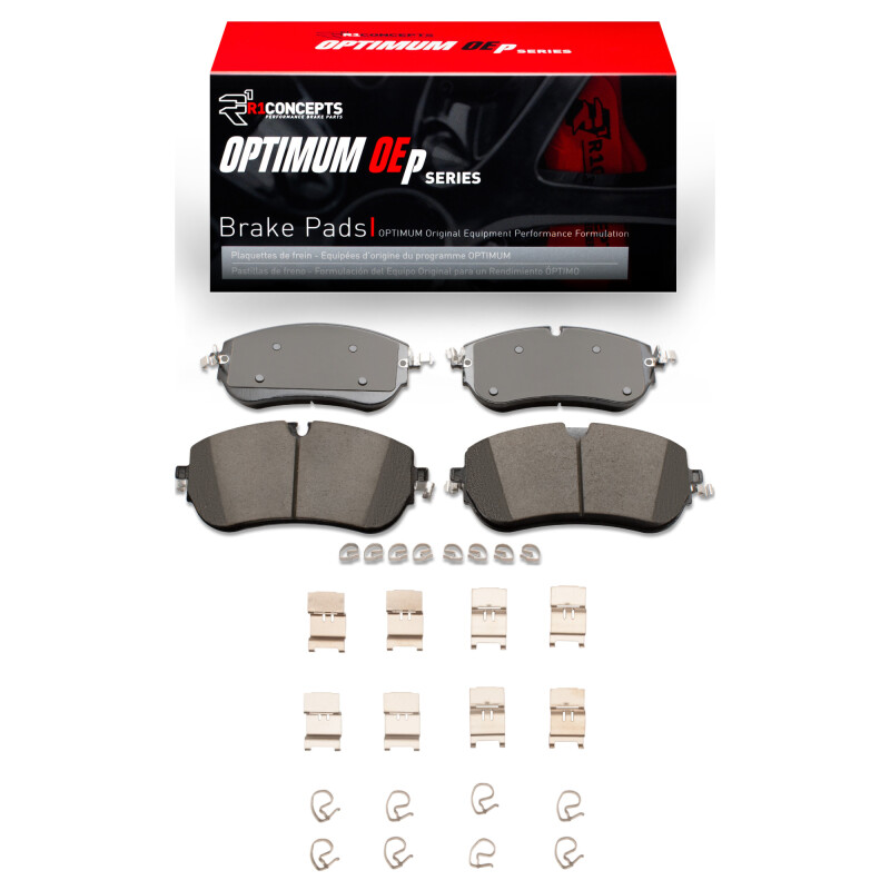 Picture of R1 2021-2024 Jaguar E-Pace Front R1 Optimum OE Pads & Hardware Kit