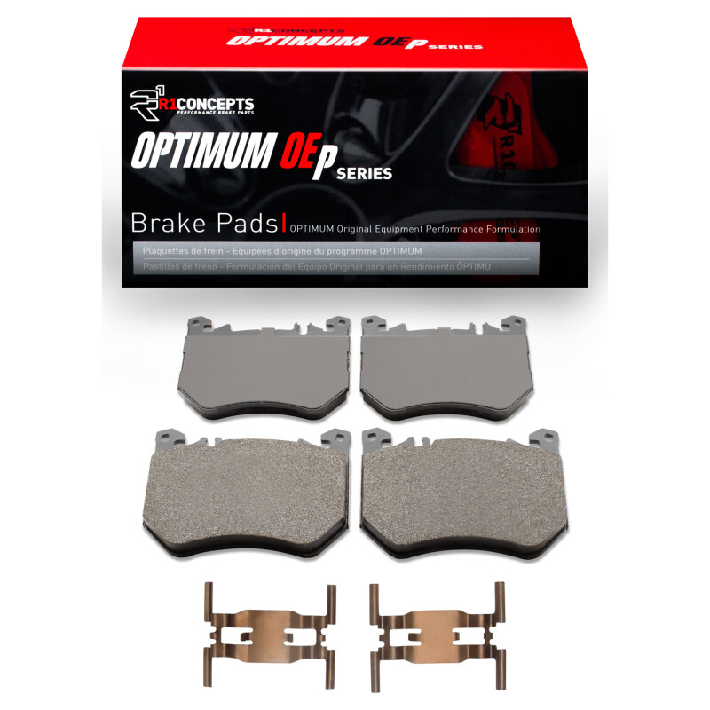 Picture of R1 2023-2025 Mercedes-Benz C43 AMG Front R1 Optimum OE Pads & Hardware Kit