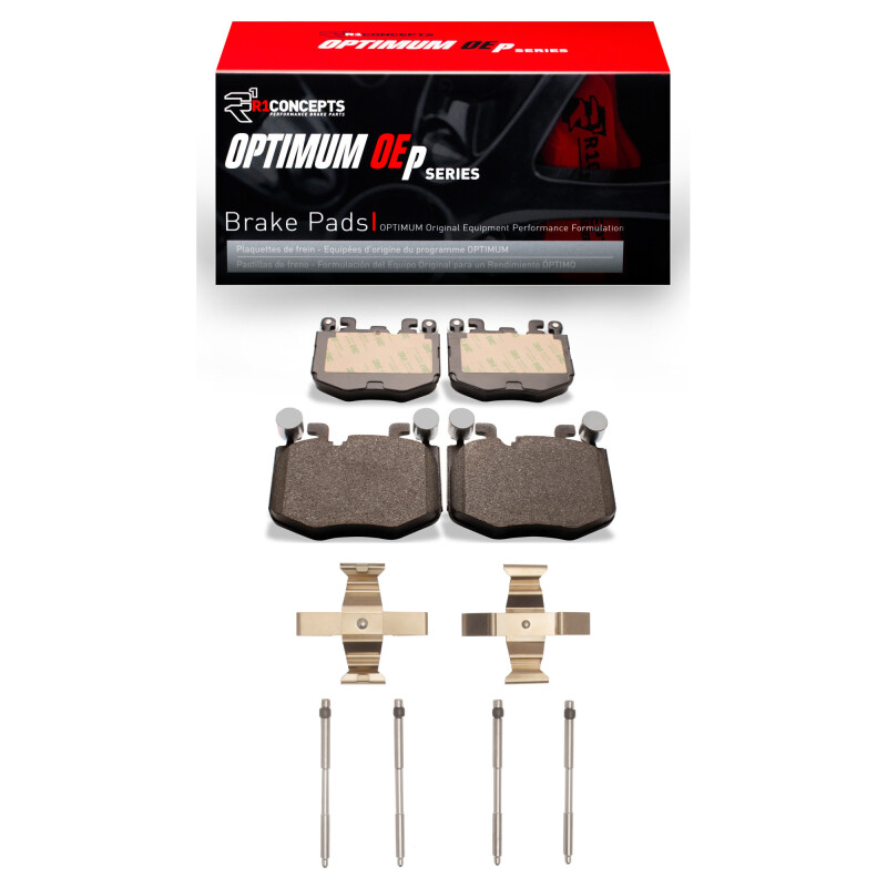 Picture of R1 2022-2025 BMW 330e Front R1 Optimum OE Pads & Hardware Kit