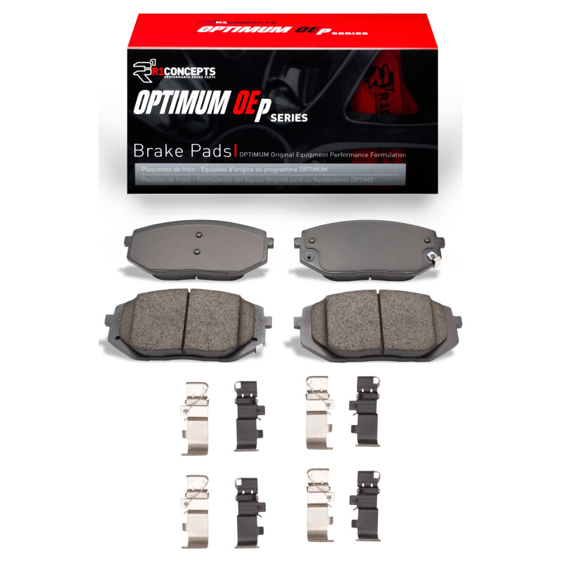 Picture of R1 2021-2025 Hyundai Sonata Front R1 Optimum OE Pads & Hardware Kit