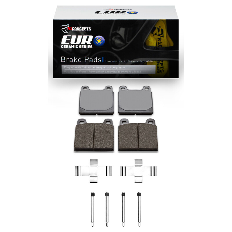 Picture of R1 1963-1976 Alfa Romeo GT VELOCE Front R1 Euro Ceramic Pads & Hardware Kit