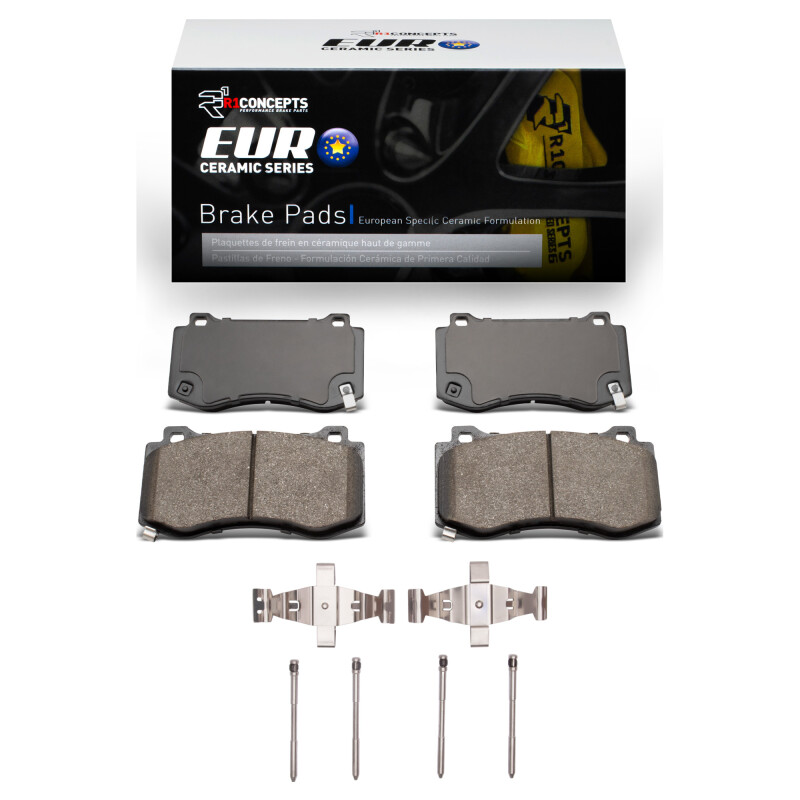 Picture of R1 2005-2023 Chrysler 300 Front R1 Euro Ceramic Pads & Hardware Kit