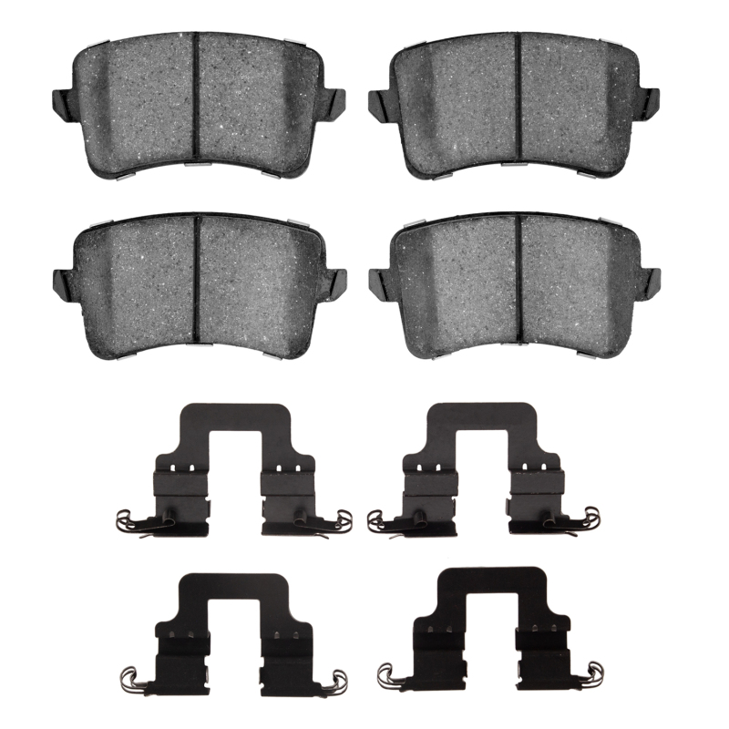 Picture of R1 2008-2017 Audi A4 Quattro Rear R1 Euro Ceramic Pads & Hardware Kit