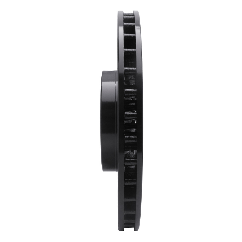 Picture of R1 2010-2017 Land Rover Range Rover Sport Front Right Drilled & Slotted Black Brake Rotor