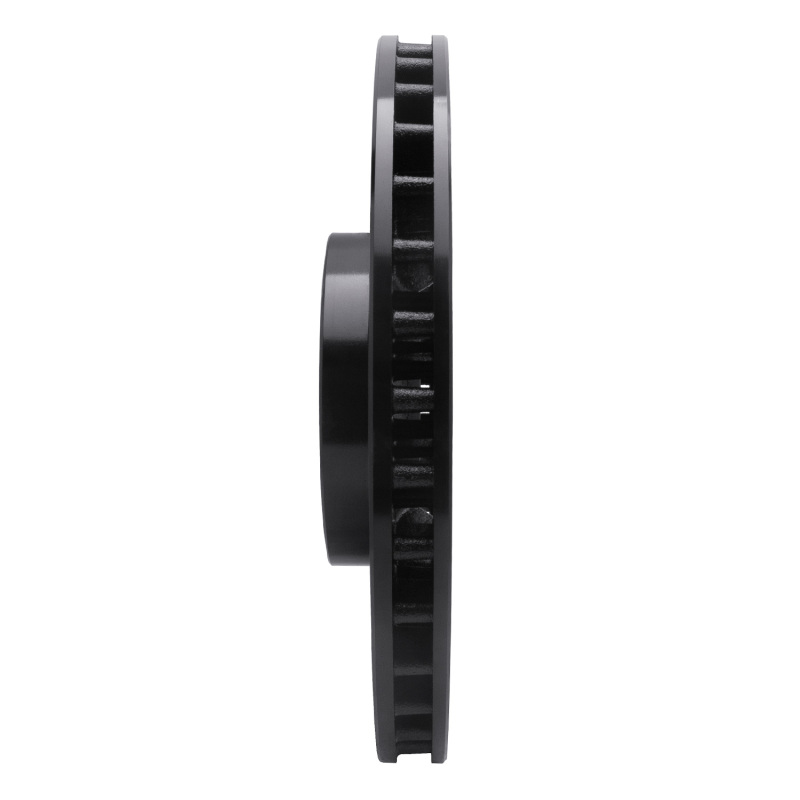 Picture of R1 2010-2017 Land Rover Range Rover Front Left Drilled & Slotted Black Brake Rotor