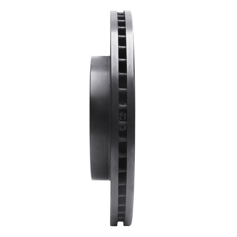 Picture of R1 2007-2009 Kia Sorento Front Left Drilled & Slotted Black Brake Rotor