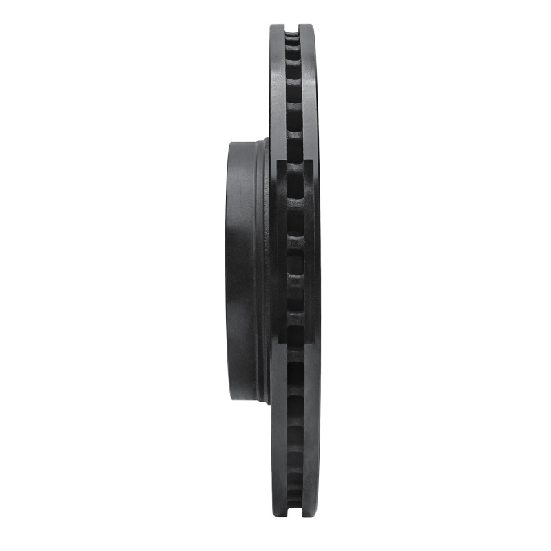 Picture of R1 2002-2018 Dodge Sprinter 2500 Rear Left Drilled & Slotted Black Brake Rotor