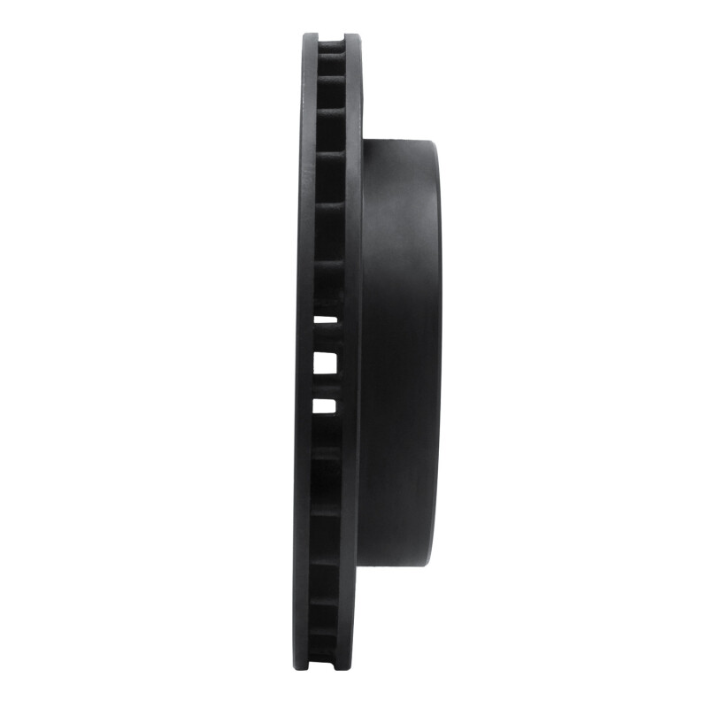 Picture of R1 1988-1991 Chevrolet K1500 Front Right Drilled & Slotted Black Brake Rotor