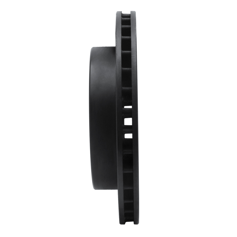 Picture of R1 1988-1991 Chevrolet K1500 Front Left Drilled & Slotted Black Brake Rotor