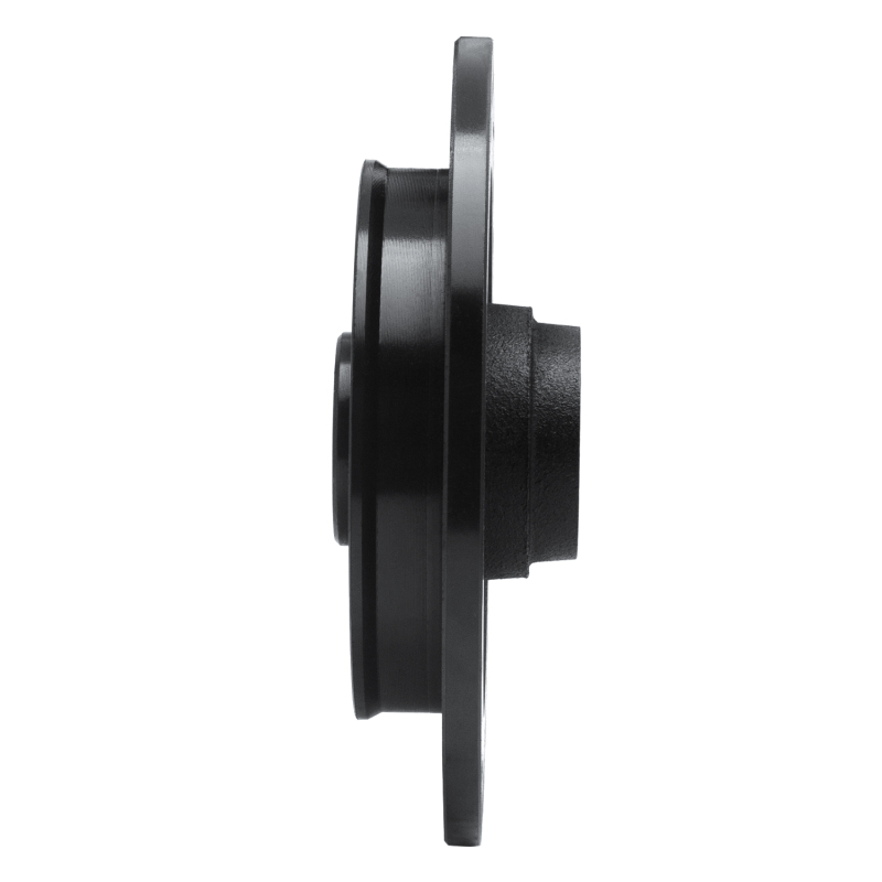 Picture of R1 1987-1994 Mazda 323 Rear Right Drilled & Slotted Black Brake Rotor