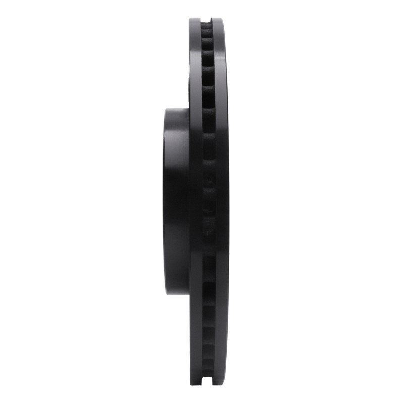 Picture of R1 2013-2025 Infiniti Q60 Front Right Drilled & Slotted Black Brake Rotor