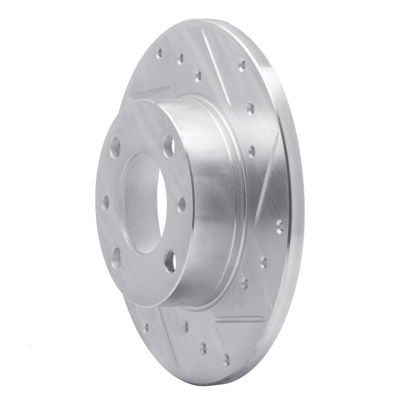 Picture of R1 1966-1992 Bertone X-1/9 Front/Rear Right Drilled & Slotted Silver Brake Rotor