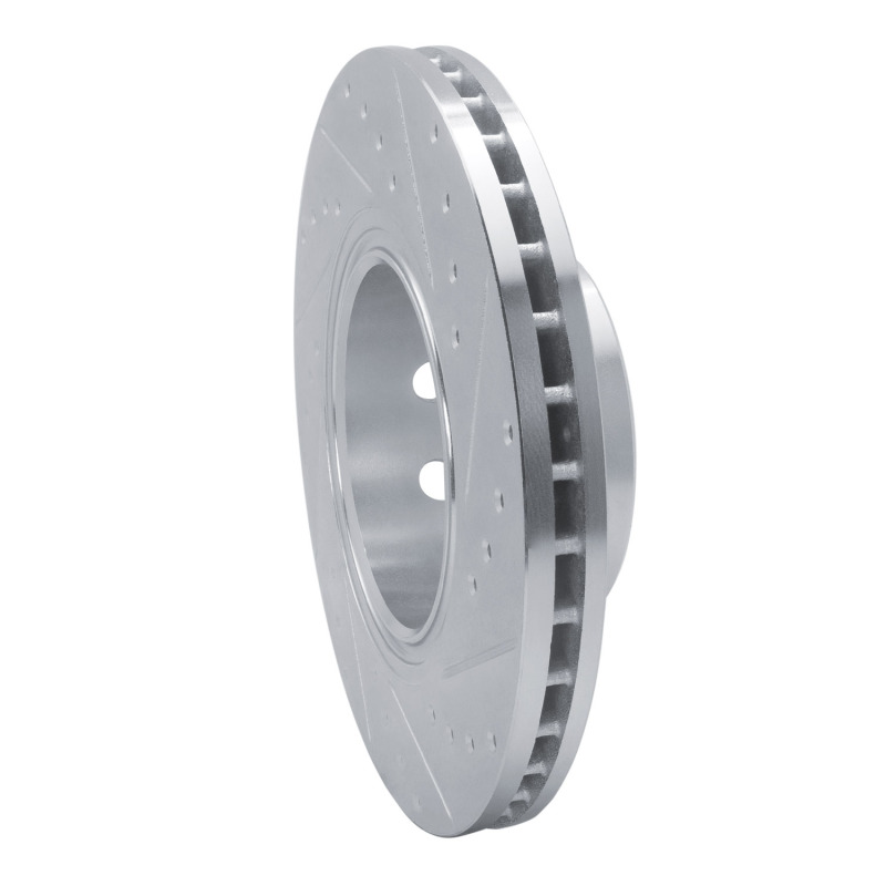 Picture of R1 1991-1993 BMW M5 Front Left Drilled & Slotted Silver Brake Rotor