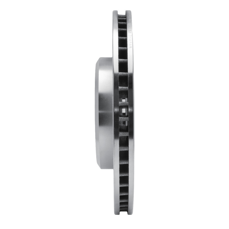 Picture of R1 09-23 Dodge Challenger Front Left Drilled & Slotted Silver Brake Rotor