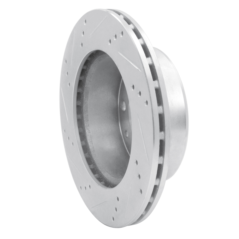 Picture of R1 2002-2006 Dodge Sprinter 3500 Front Right Drilled & Slotted Silver Brake Rotor