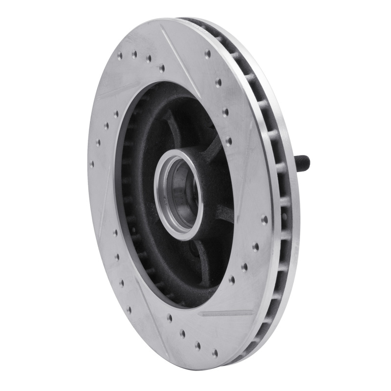 Picture of R1 1988-1991 Chevrolet C1500 Front Left Drilled & Slotted Silver Brake Rotor