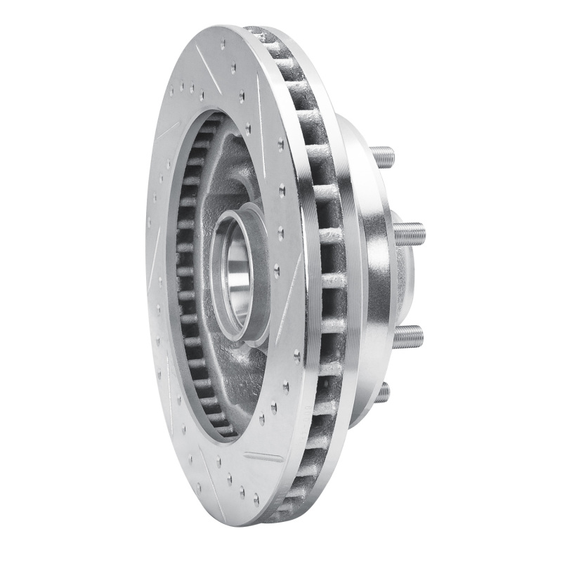 Picture of R1 1988-1996 Chevrolet C2500 Front Left Drilled & Slotted Silver Brake Rotor