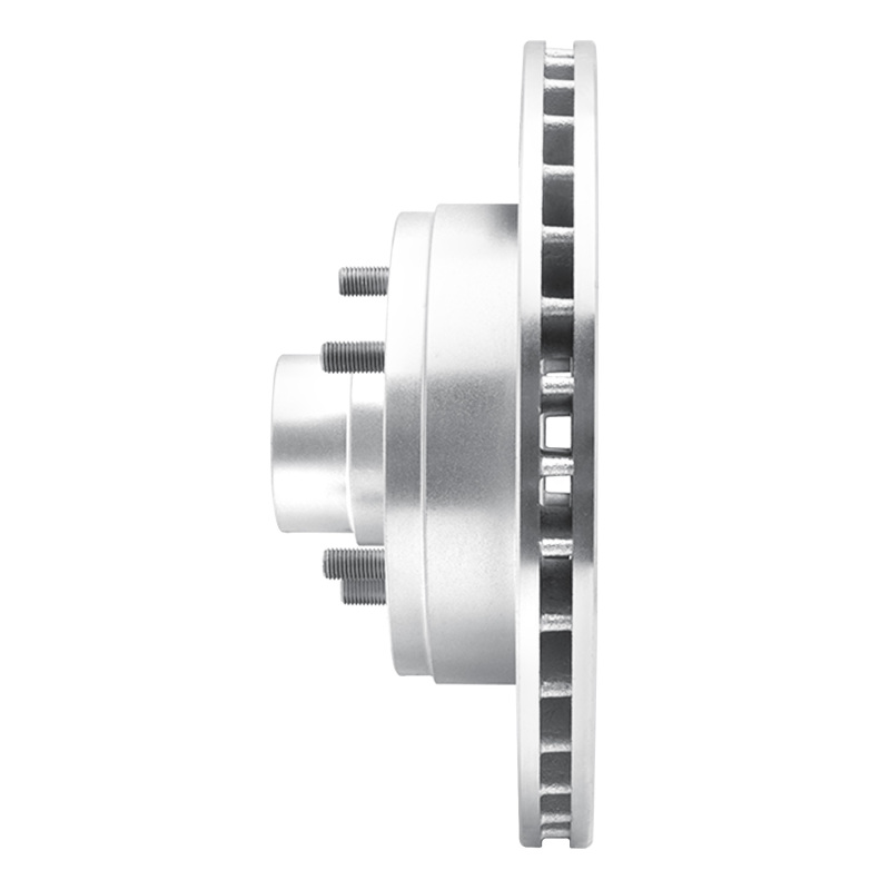 Picture of R1 1991-1996 Buick Roadmaster Front Left Drilled & Slotted Silver Brake Rotor