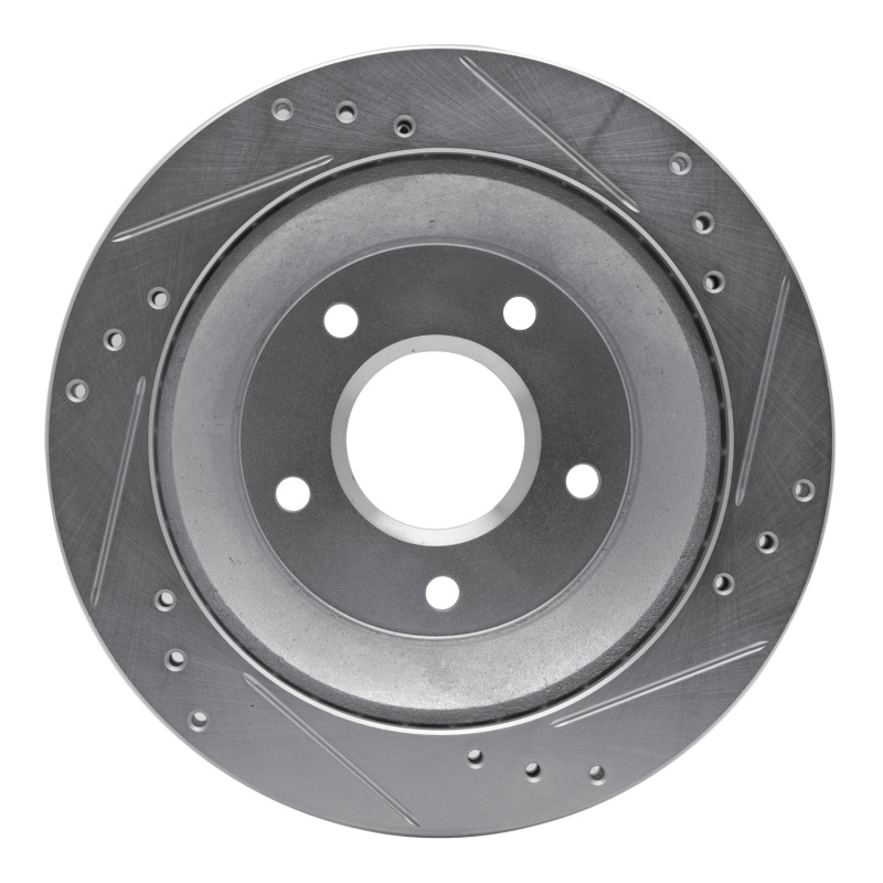 Picture of R1 1985-1992 Chevrolet Camaro Rear Left Drilled & Slotted Silver Brake Rotor