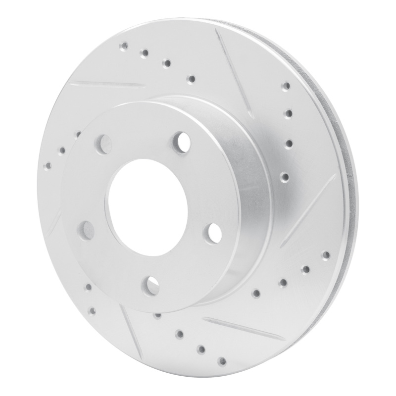Picture of R1 1975-1980 Ford Granada Right Rear Drilled & Slotted Silver Brake Rotor