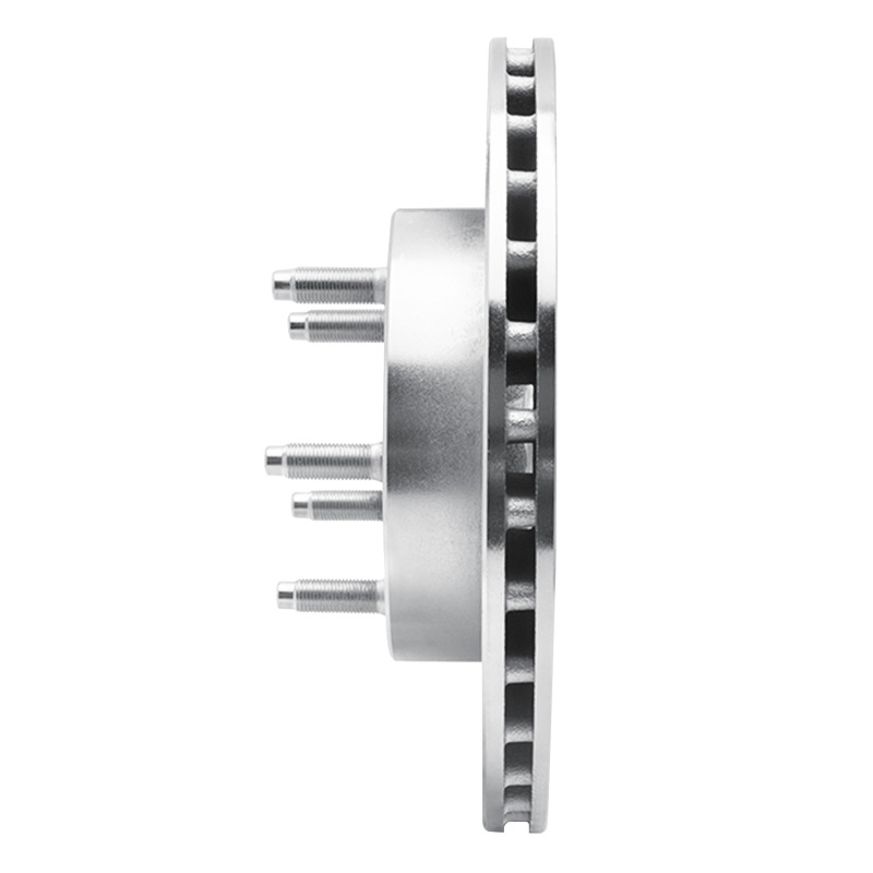 Picture of R1 1983-1992 Ford Explorer Front Right Drilled & Slotted Silver Brake Rotor